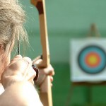 Archery practise in Ballyhoura